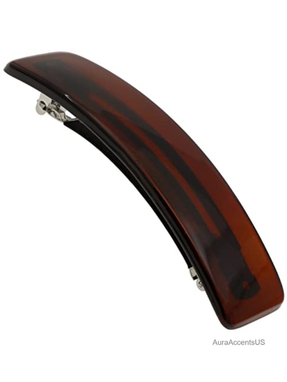 French Hair Clip Barrette Rubberized Clasp Strong Hold for Women